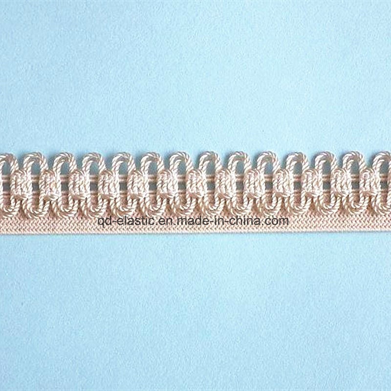 14mm Shiny Picot Edge Nylon Spandex Elastic Strap for Bra Lingerie Underwear