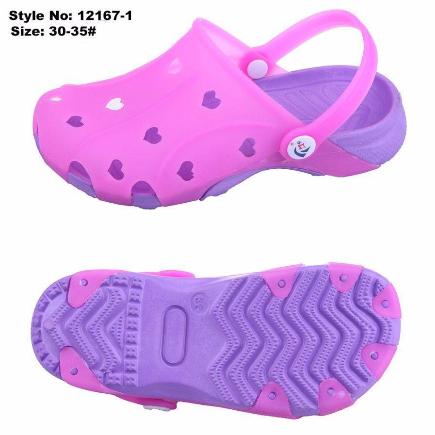 New Design Cute Jelly Shoes PVC Upper EVA Outsole Kids Sandals