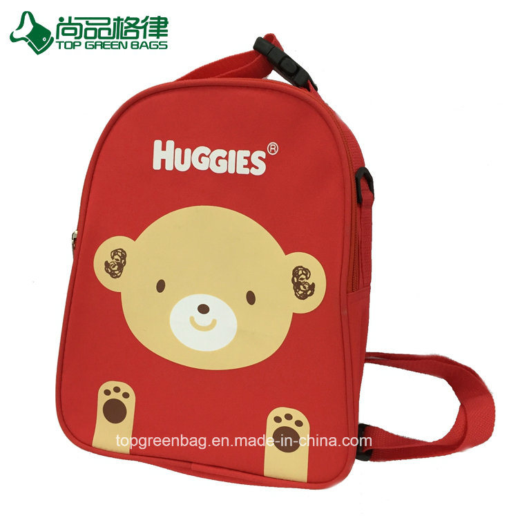 Custom Fashion Cartoon Child School Bag Red Kids Backpack