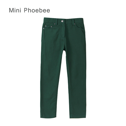 Phoebee Clothing Green 100% Cotton Clothes for Girls
