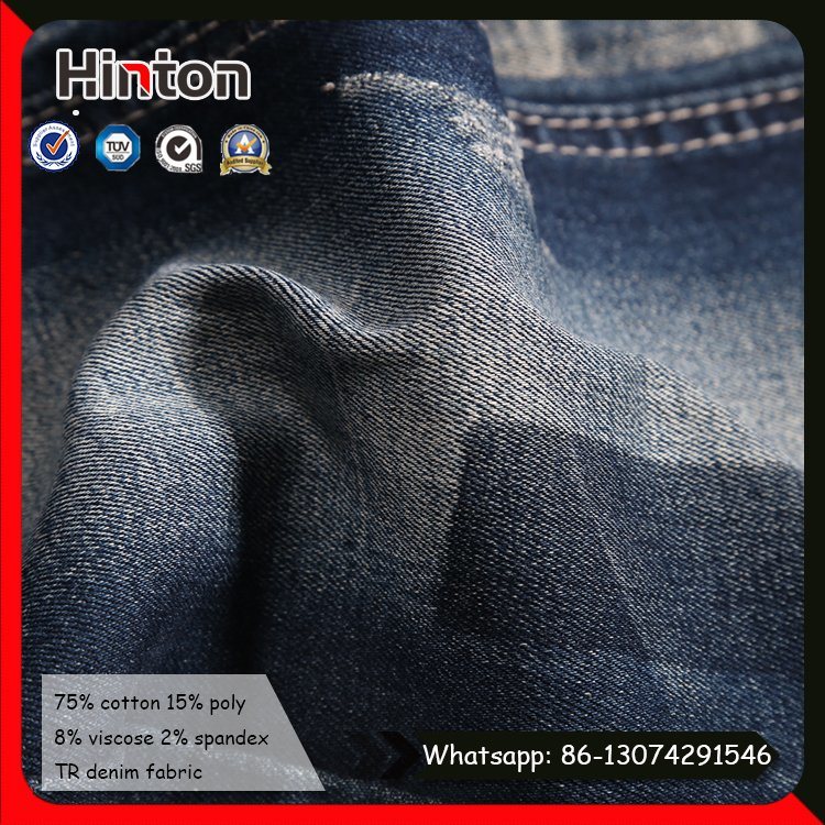 Manufacturer High Quality Twill Denim Fabric for Jeans