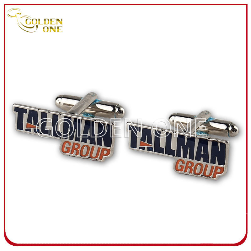Personalized Metal Soft Enamel Nickel Plated Cuff Link