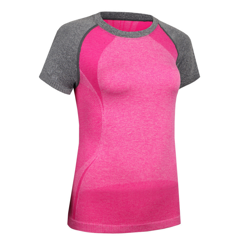 Wholesale Running Body Fit Plain Sport T Shirt for Ladies