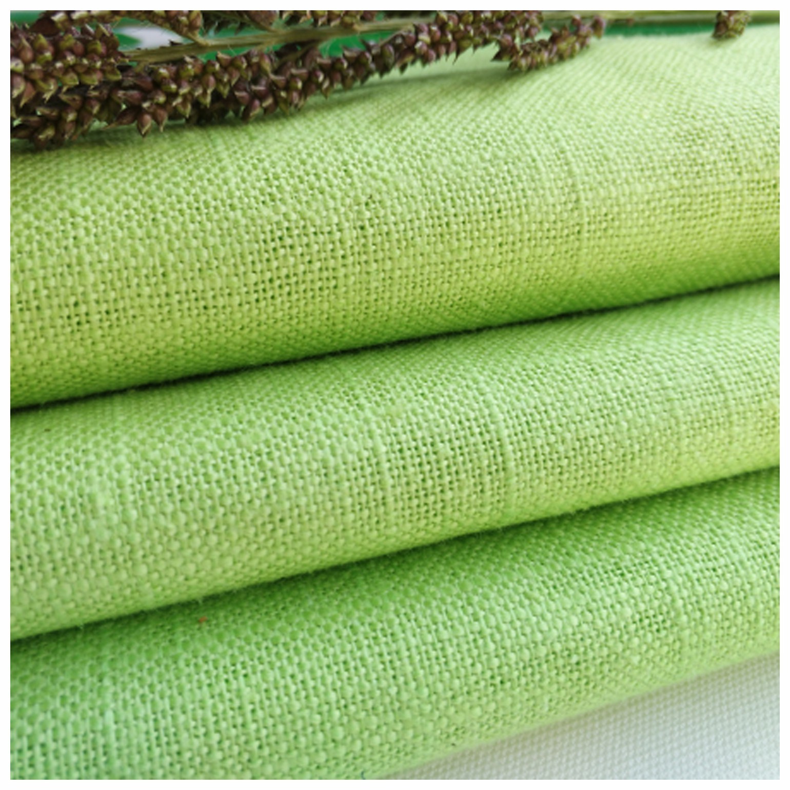 Linen Cotton 4.5X4.5, Plain Slub for Home Textile, Table Cloth, Throw Pillow Cloth,