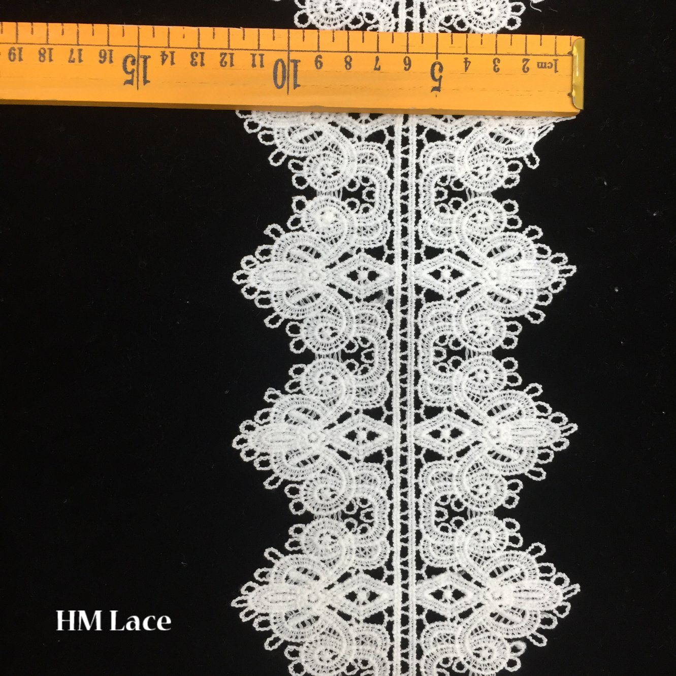 12cm Gorgeous Ivory Alencon Lace Trim, Bridal Veils Trimming Lace, Gown Garters Lace Hmhb847