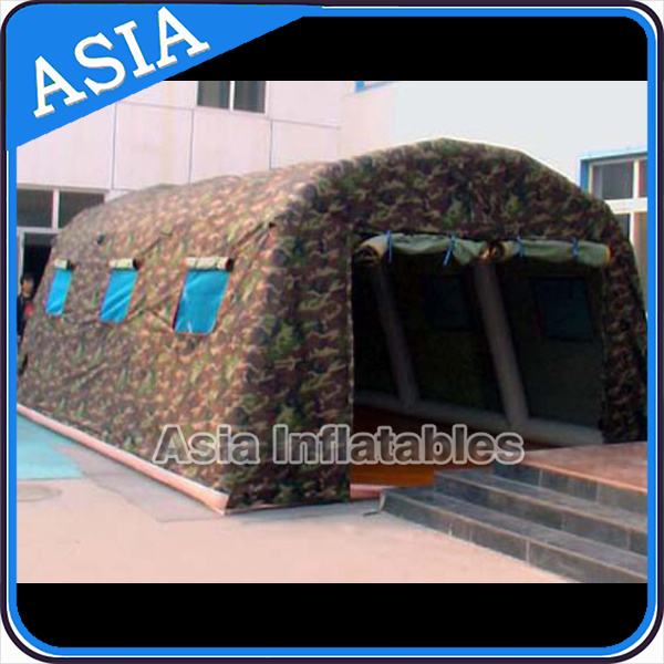 Hot Sale Clear Inflatable Military Lawn Tent / Inflatable Emergency Shelter Medical Tent for Event