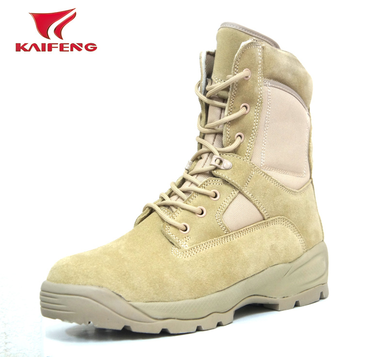 Tactical Design Desert Color Ankle Height UAE Popular Men Military Boots Coyote