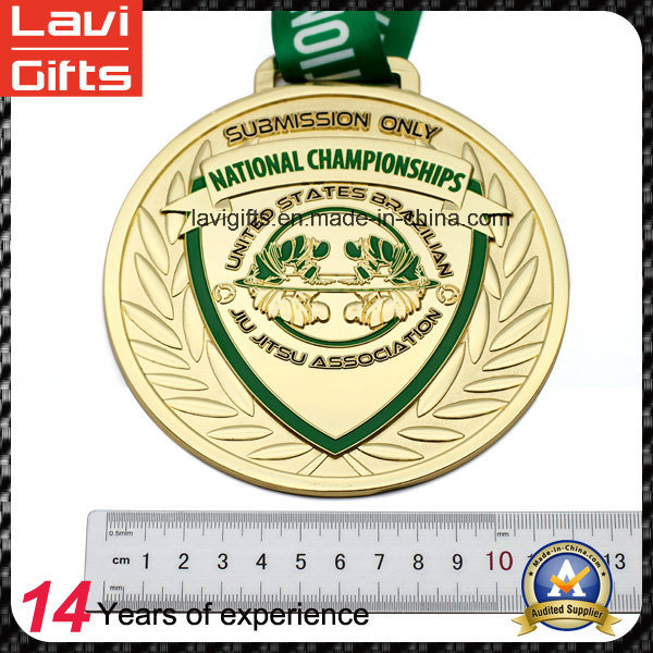 Factory Price Custom Sport Metal Jiu-Jitsu Big Medal