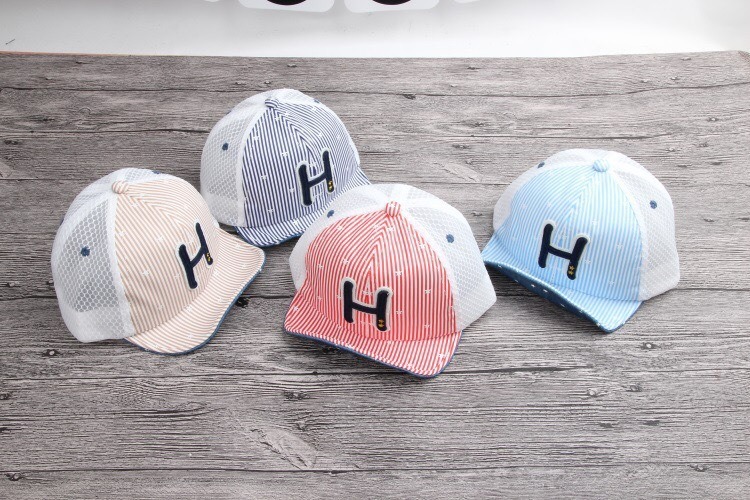 Hot Sales Colourful Fashion Hat Kids Cotton Baseball Cap
