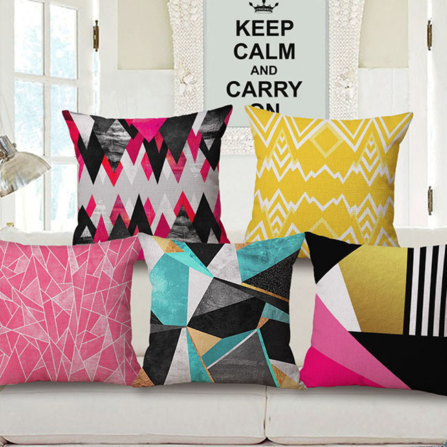 Modern Style Digital Printed Sofa Cushion Cover Without Stuffing (35C0062)