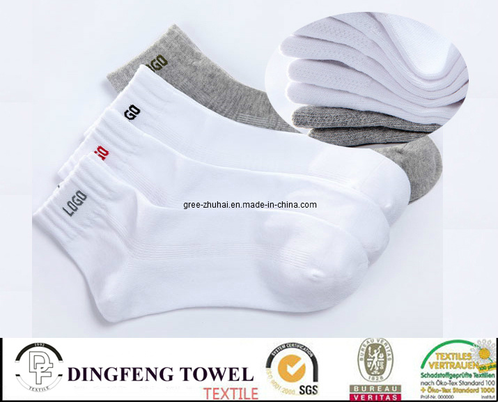 Anti-Bacterial Itch Free Ankle Cotton Sport Sock Df-8215