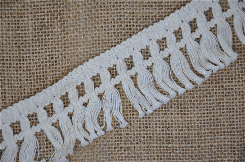 Hot Sell Cotton Fringe Lace for Table Cloth