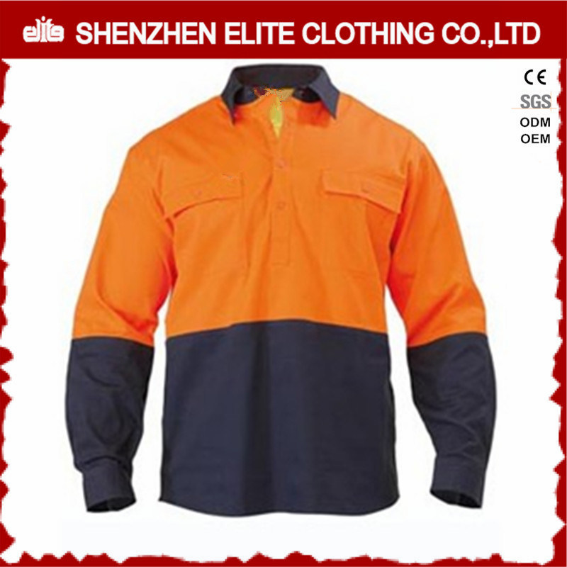 China Wholesale Custom Mens Safety Work Shirts (ELTHVSI-1)