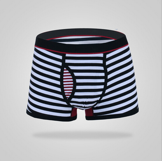 Cheap Customize Popular Knitted Striped Mens Underwear
