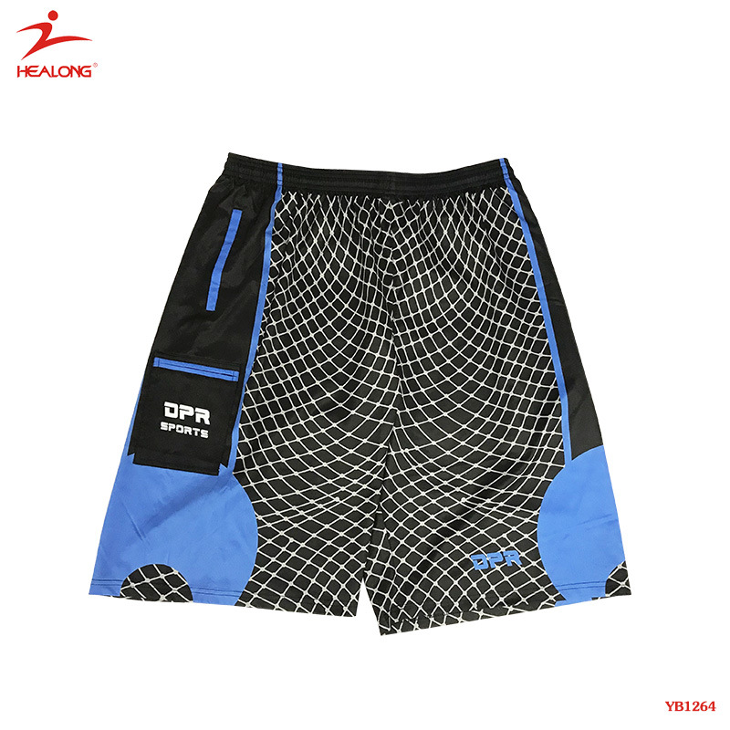 Healong Top Brand Sportswear Sublimation Sports Shorts with Customized Logo