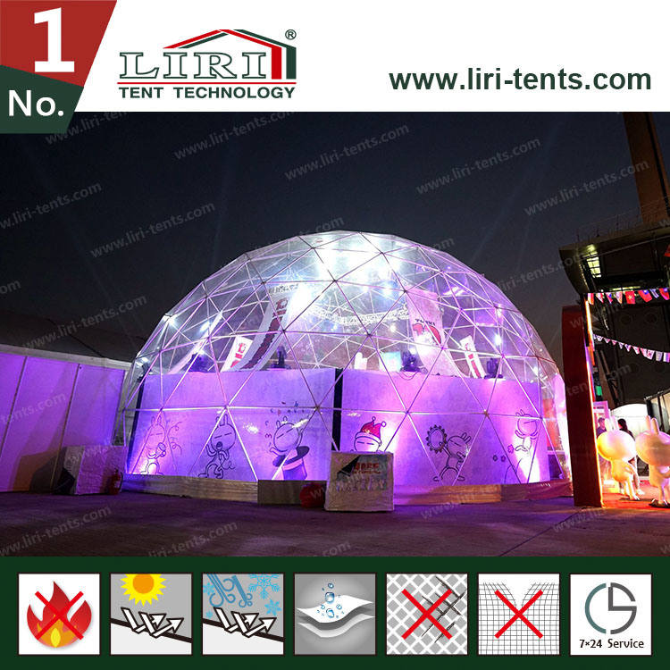 Dia 60m Steel Half Sphere Dome Tent for Event Concert