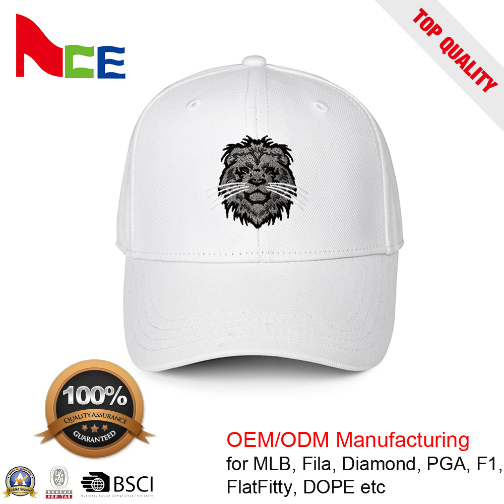 Top Quality Wool Custom Embroidery Sports Golf Hat with Animal Logo