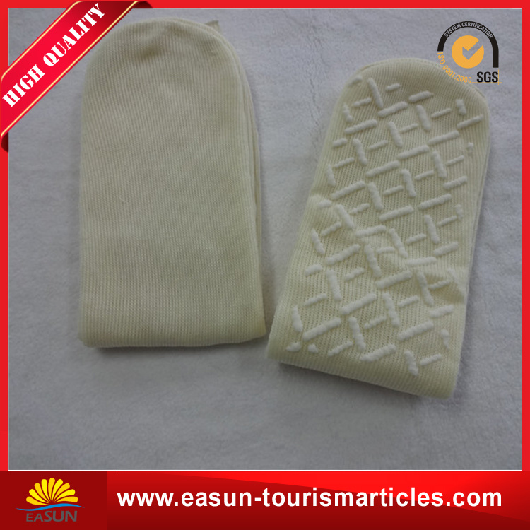 High Quality 100%Cotton Socks for Airline or Home/Hotel