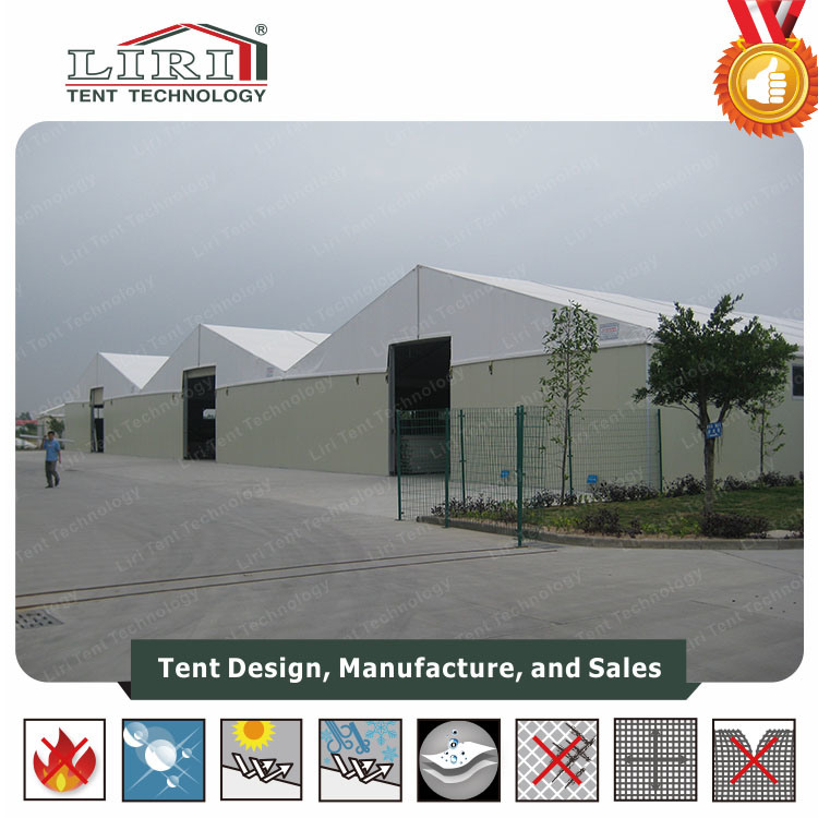 Temporary Warehouse Tent with Steel Sandwich Wall for Workshop