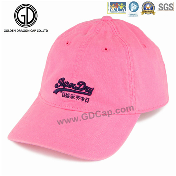 Fashion Embroidery High Quality Cotton Twill Sport Golf Baseball Cap