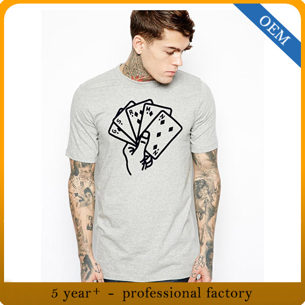 Factory Price Wholesale Men's Cheap Promotional High Quality Cotton Feel Printed T Shirt