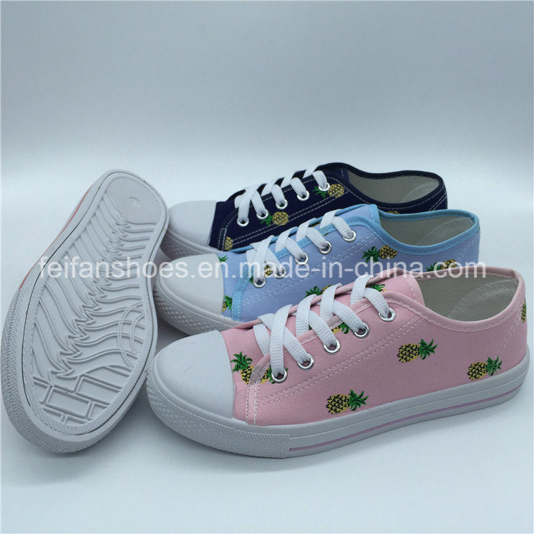 Children Outdoor Leisure Shoes Injection Canvas Shoes (ZL1017-30)