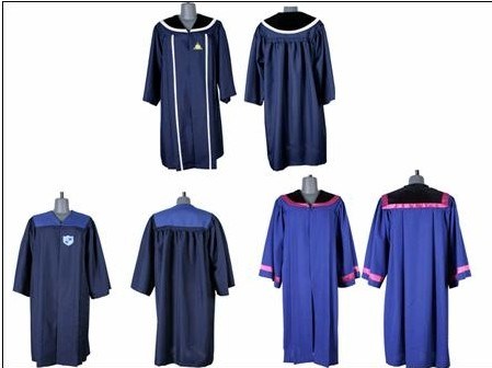 Schol Graduation Gown Can Be Custom Ll-55