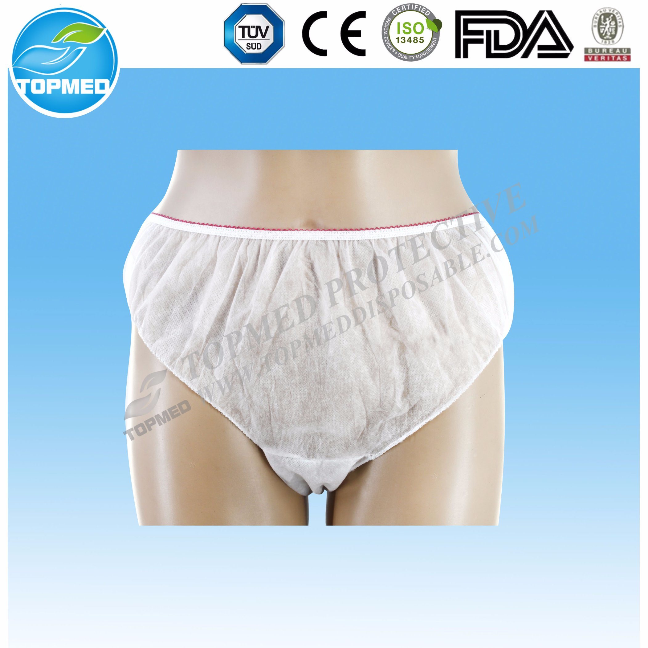 High Quality Disposable Underwear for Travel, SPA, Sauna