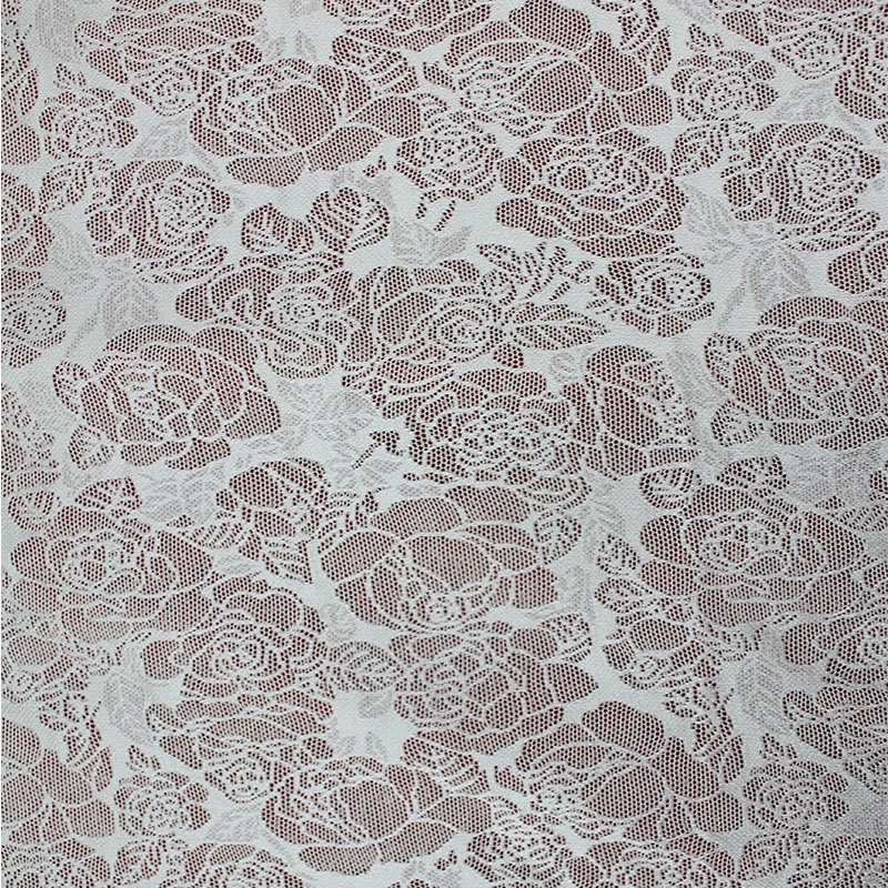Mesh Floral Elastic Lace Fabric Wholesome