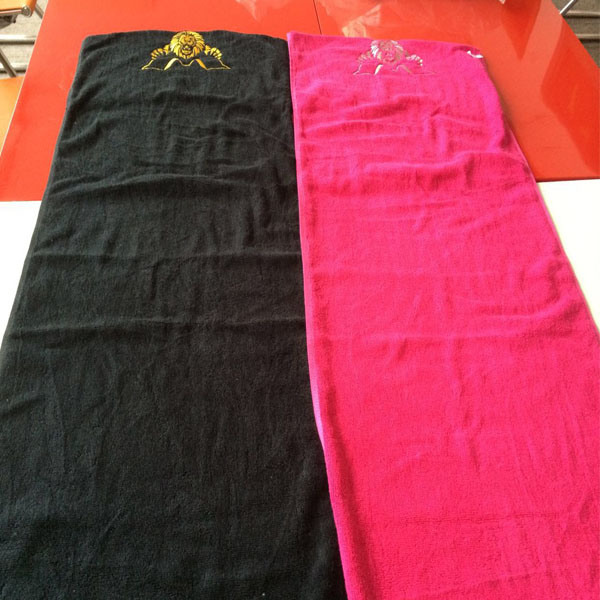 100% Cotton Sport Terry Towel with Folding Flap for Gym (DPF201630)