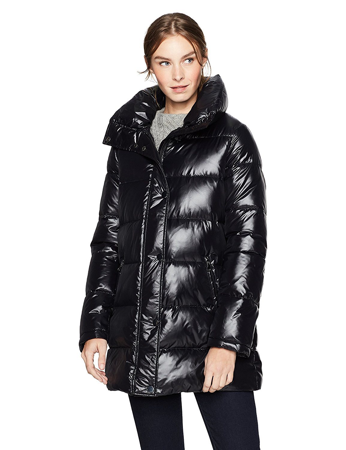 Xiaolv88 Women's MID-Length Quilted Puffer Coat