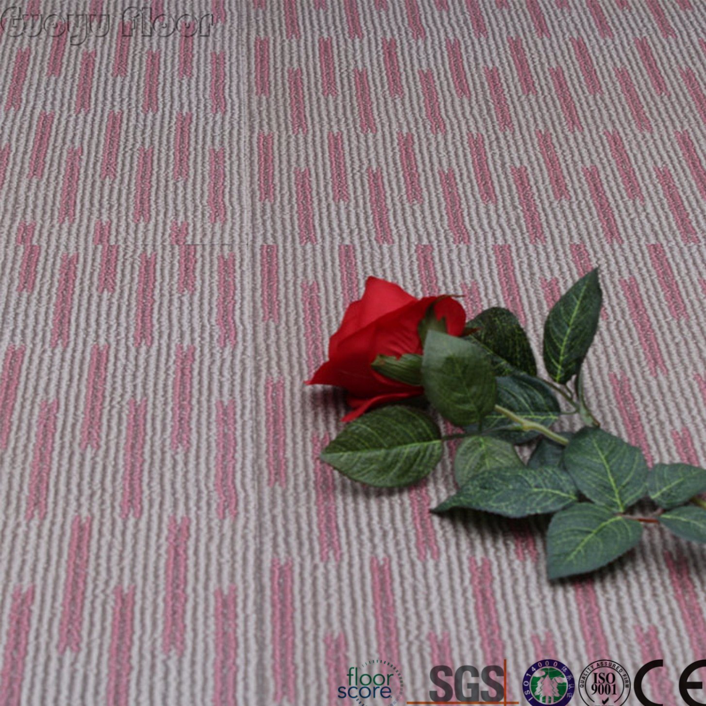 Eco-Friendly Carpet Interior Used Unilin Click PVC Vinyl Plank