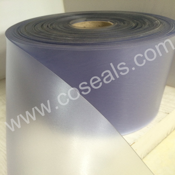 Frosted PVC Strip Roll Curtain with Reach Standard