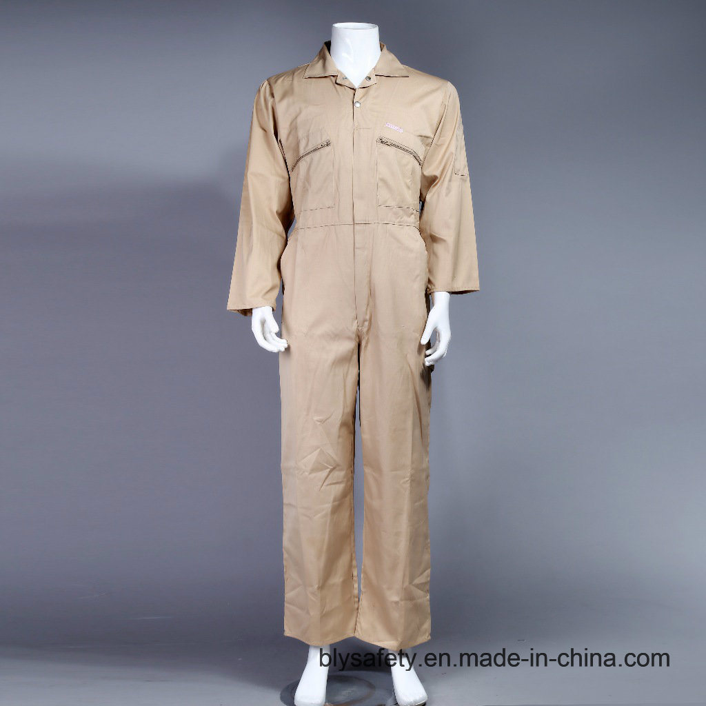 Cheap 100% Polyester High Quality Dubai Safety Uniform Coverall (BLY1012)