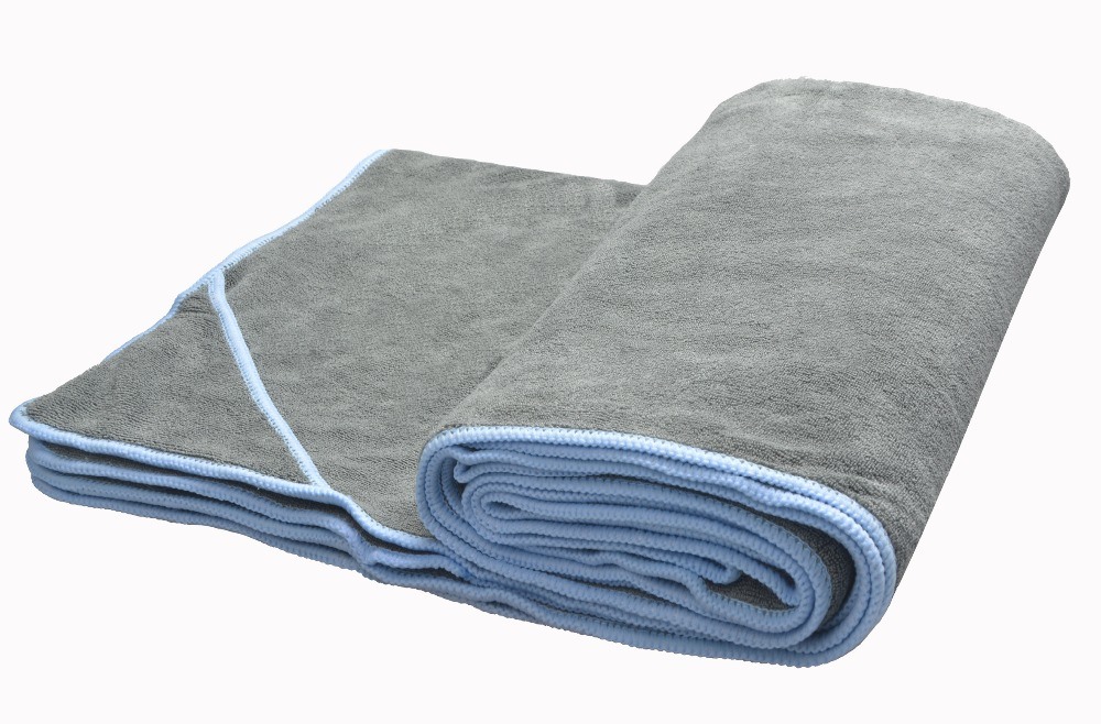 Microfiber Fancy Yarn Gym Sport Towel Travel Towel with Zipper Pocket