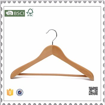 Custom Wholesale Wooden Clothes Hanger Suit Hanger