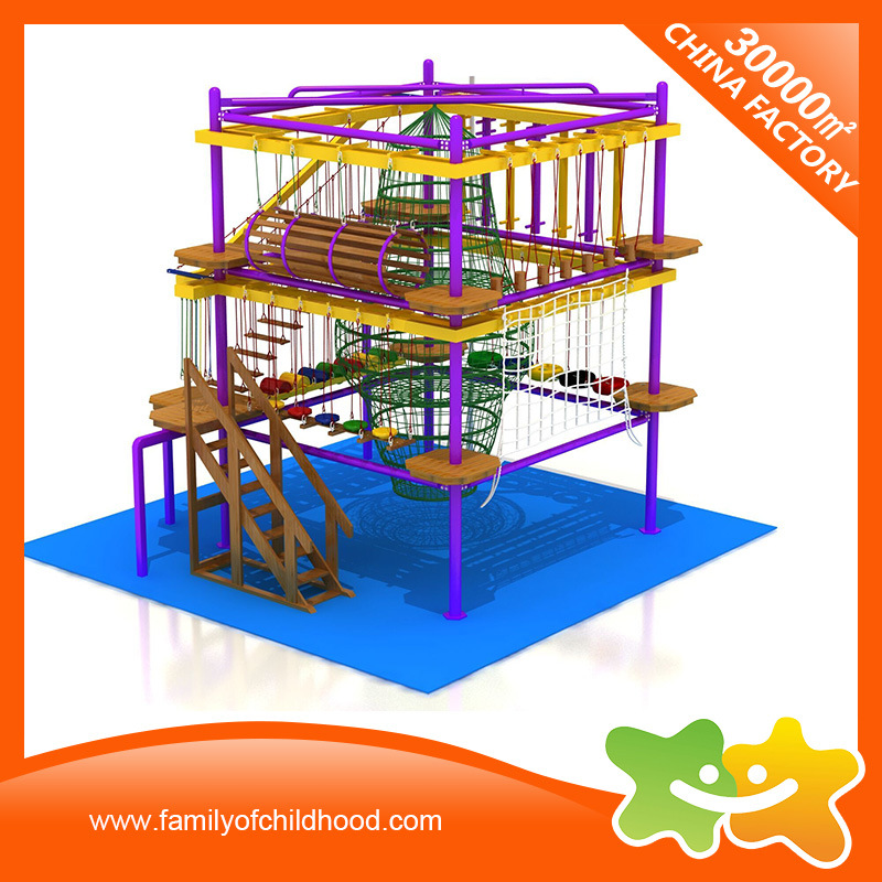 Children Toys Rope Course Park Polyester Rope Play for Mall