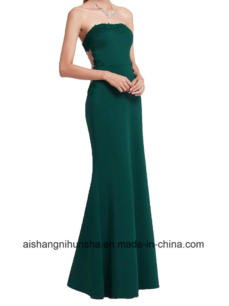 Bridesmaid Dress Women's Formal Evening Straps Evening Gowns with Lace