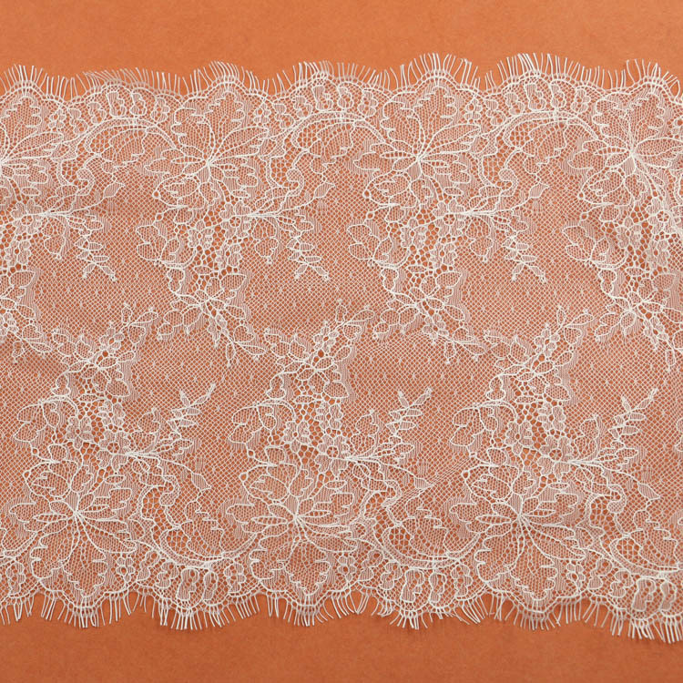 2017 New Design Embroidered Voile Lace Fabric for Wedding Dress F30310#