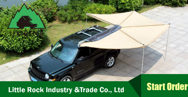 Little Rockcanvas Swing out Car Awning