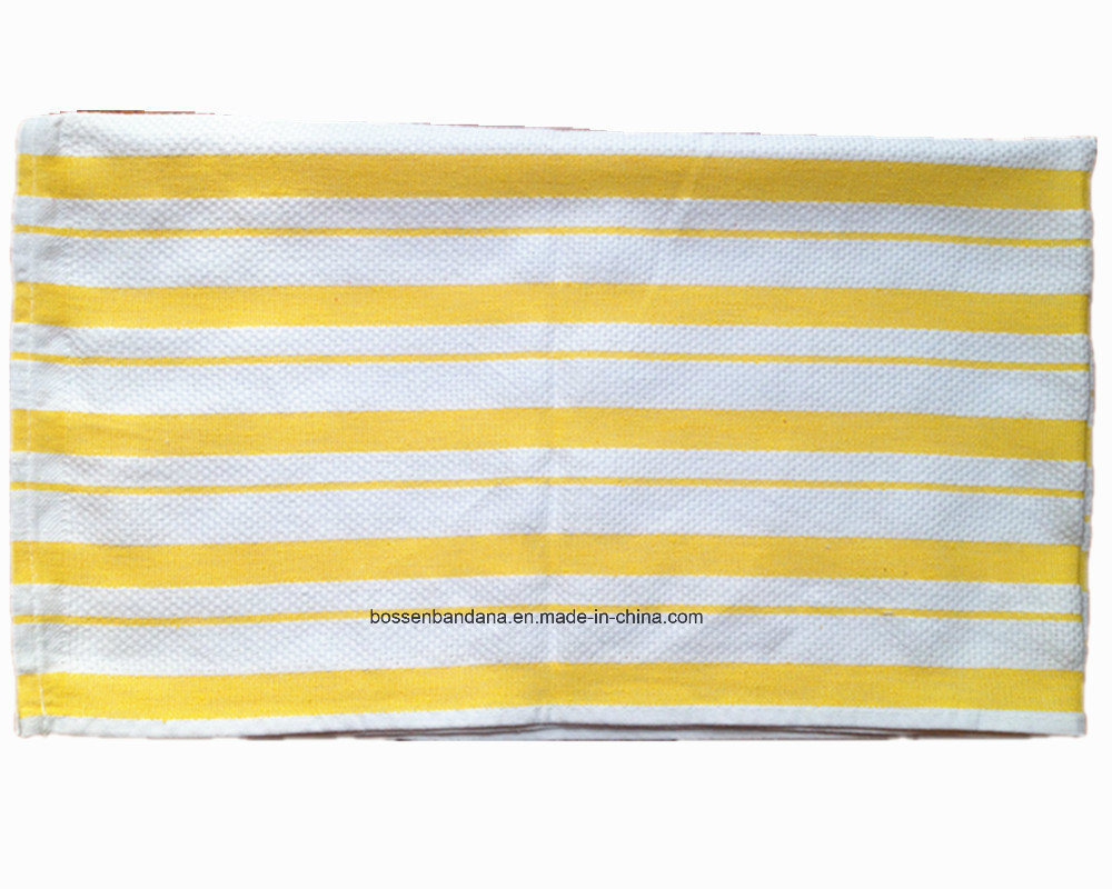 Factory Produce Custom Logo Crossweave Woven Kitchen Tea Towel