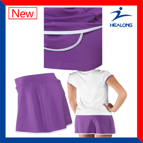 Healong Top Sale Sportswear Dry Fit Full Sublimation Tennis Jersey