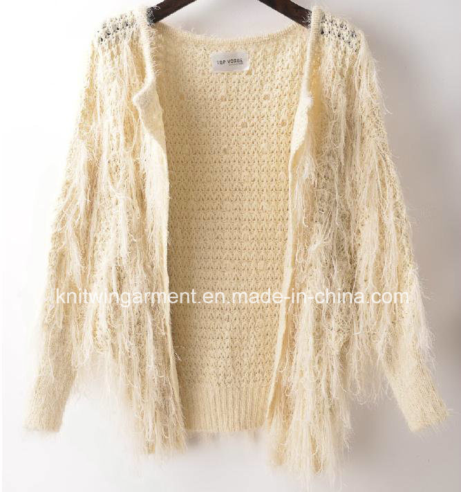 Women Knitted Round Neck Long Sleeve Fashion Clothes (31686)