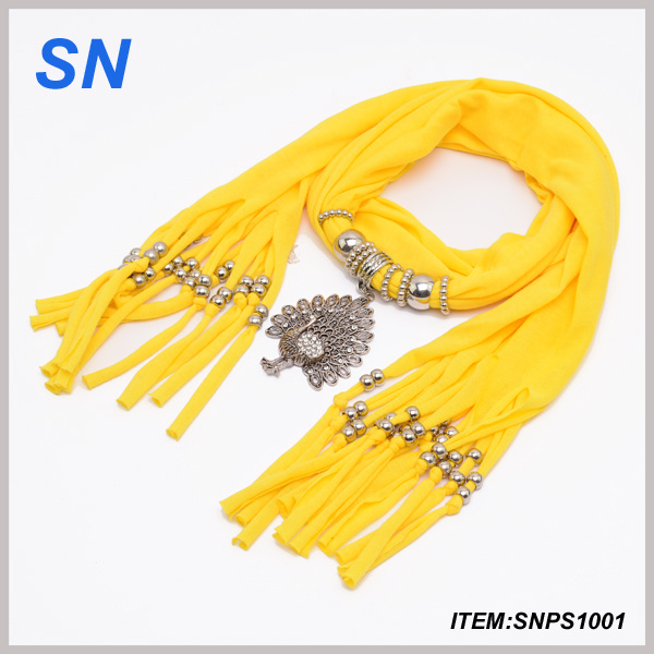 Sungnan Fashion Peacock Jewelry Scarves (SNPS1001)
