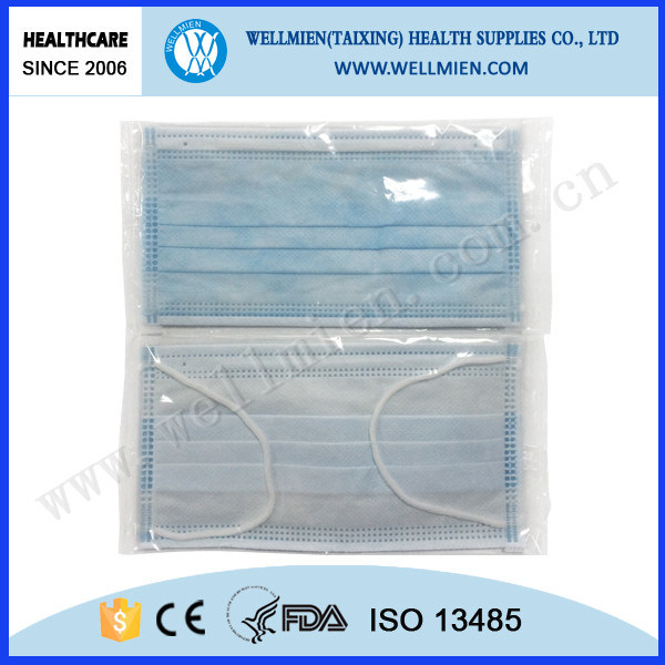 Individually Packed Non-Woven Earloop Face Mask