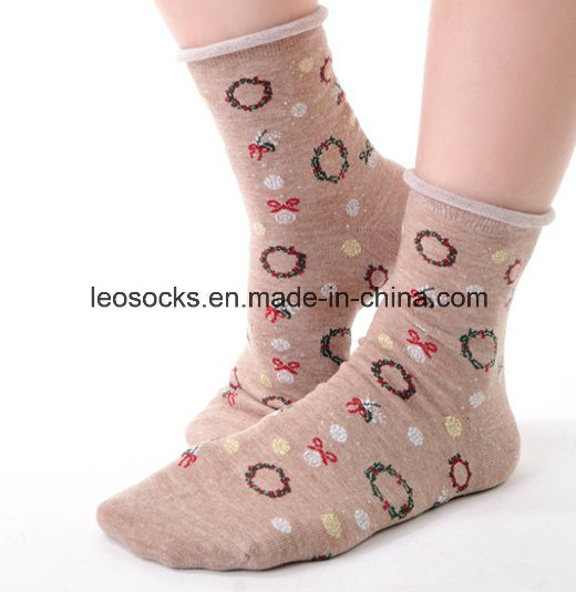 2015 Hot Selling Lady's/Women Fashion Cotton Socks (DL-WS-94)