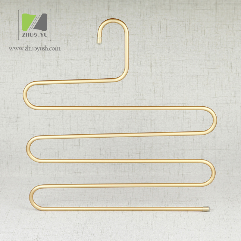 Multilayered Designed Aluminum Wire Clothes Hangers / Metal Pant / Skirt Hanger