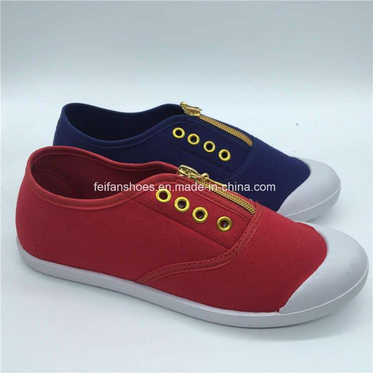 Hotsale Children Canvas Injection Shoes Leisure Footwear (GJ1710-1)
