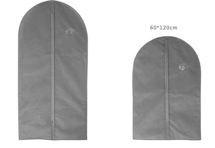 Foldable Non Woven Grey Gown Cover Shirt Garment Bag