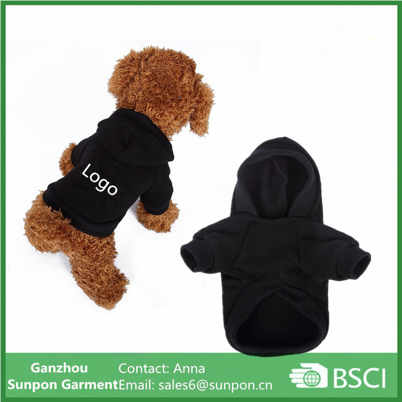 100% Cotton Dog Clothes with Hoodie
